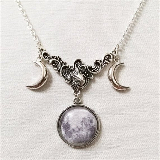 Aspect Vintage Moon Necklace-0