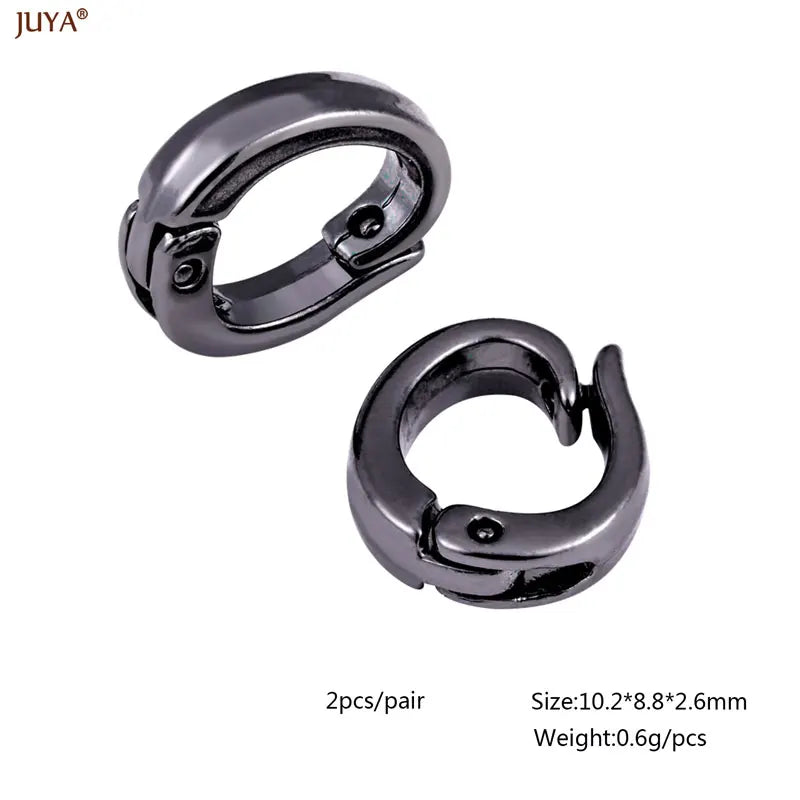 Premium 18K Gold Plated Anti-Allergy Jewelry Clasps - Luxury Zirconia Connectors for DIY Jewelry Making