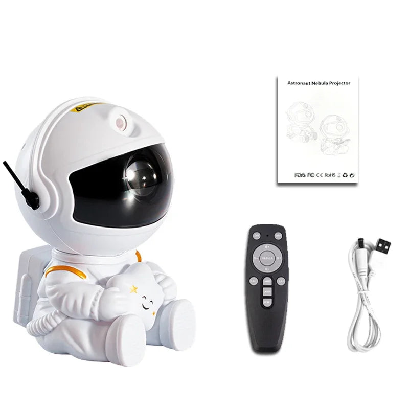 Galaxy Projector LED Night Light - Astronaut Star Projector for Kids Bedroom